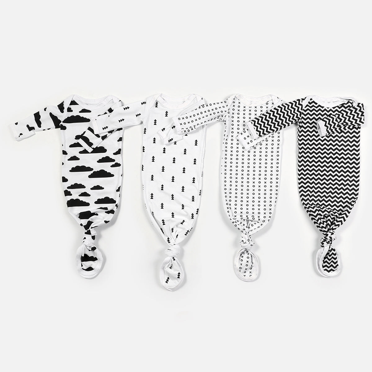 Newborn Knotted Baby Gown 0-6 Months