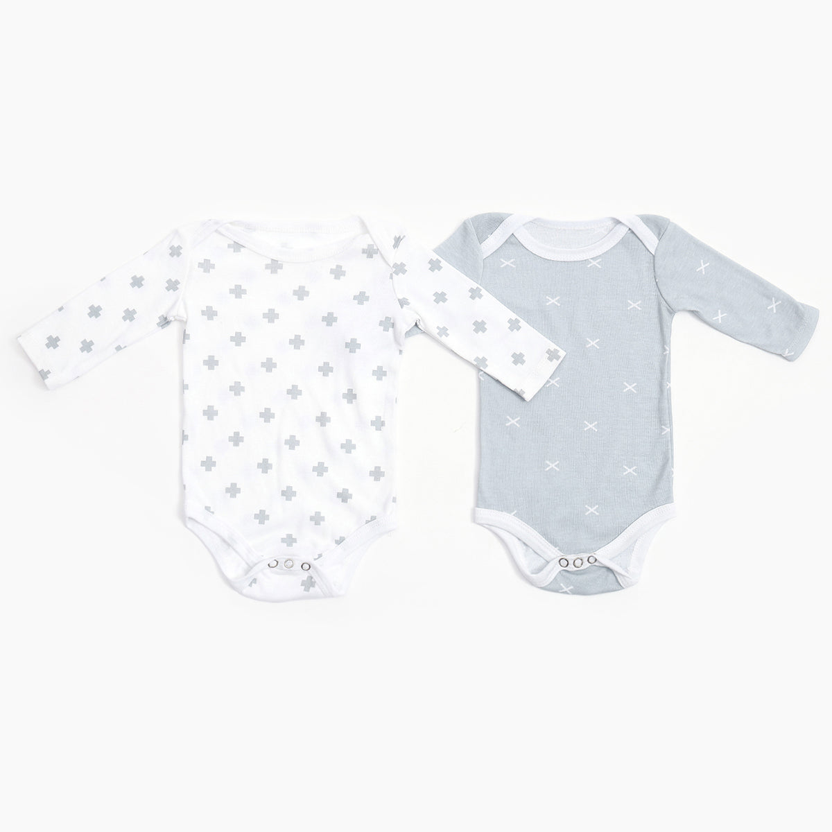 Long Sleeve Baby Bodysuits-2 Pack