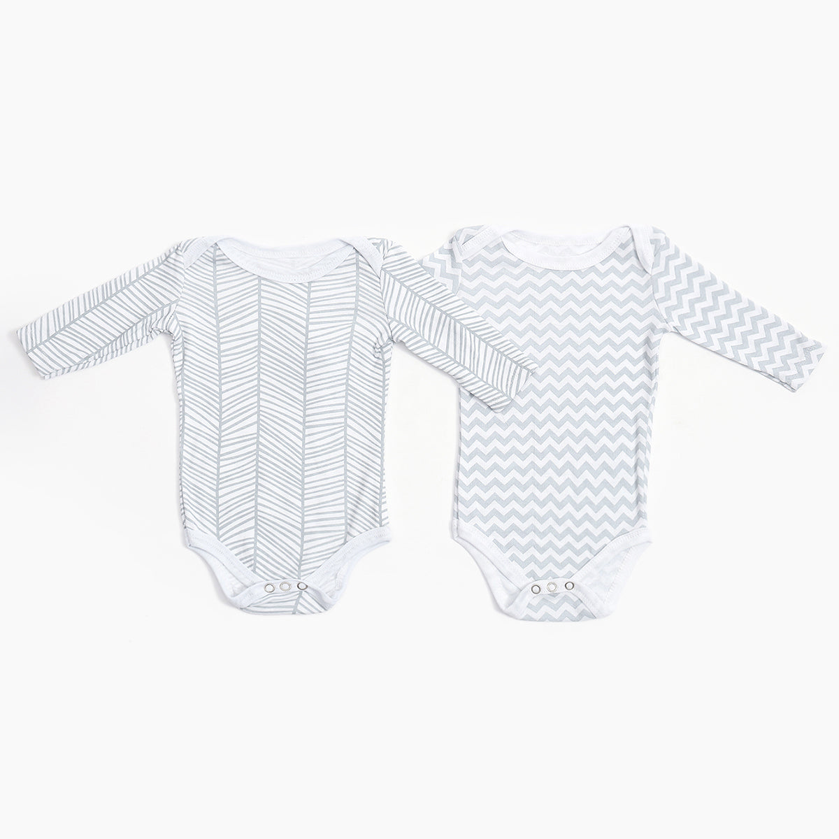 Long Sleeve Baby Bodysuits-2 Pack