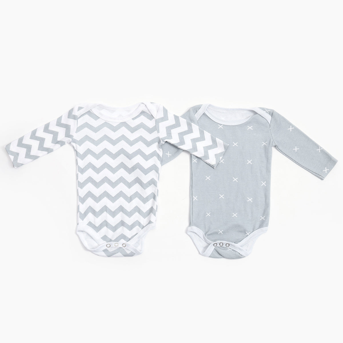 Long Sleeve Baby Bodysuits-2 Pack