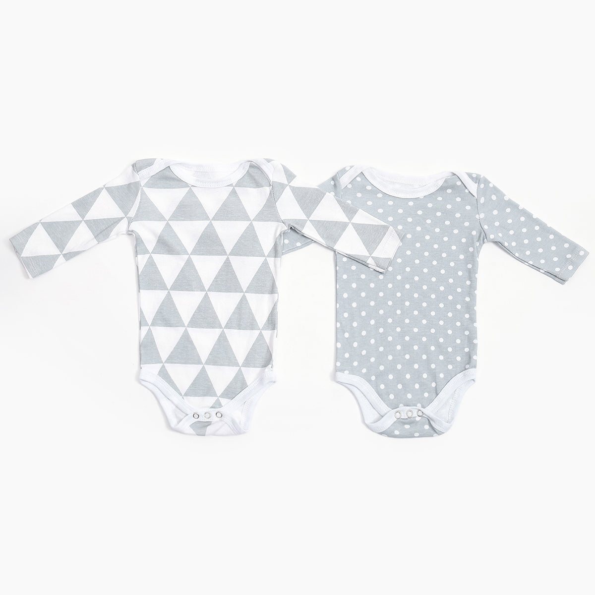 Long Sleeve Baby Bodysuits-2 Pack