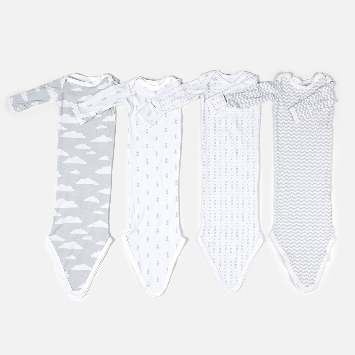 Newborn Knotted Baby Gown 0-6 Months